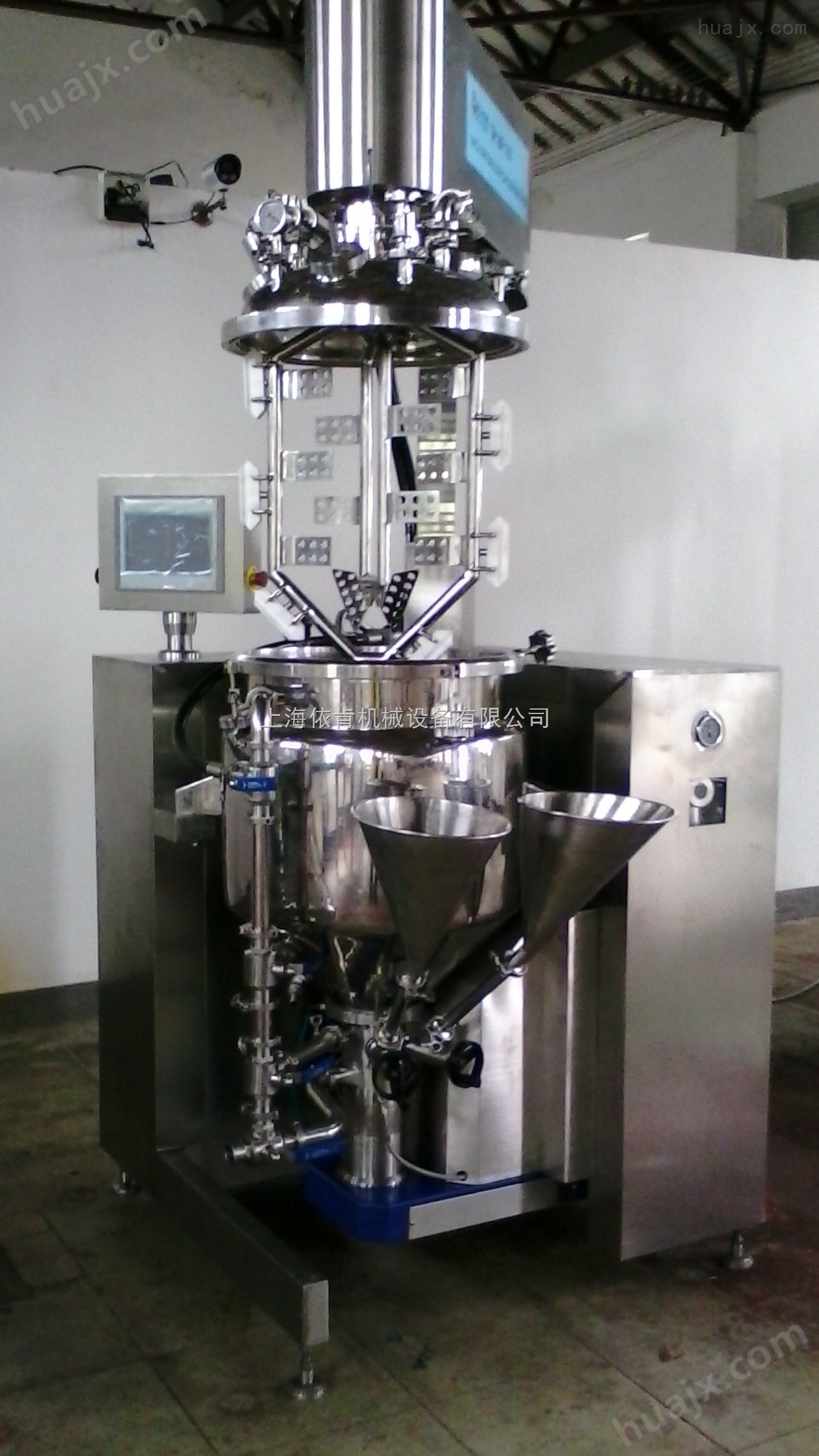 100L真空乳化机，工业常用真空乳化机