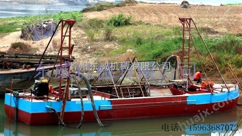 潍坊大型抽沙船生产厂家东威定制各种型号抽沙运输设备