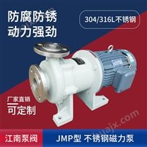 JN/江南 不锈钢卧式磁力泵 卧式耐腐蚀泵 尿素溶液给料泵 JMP50-32-250